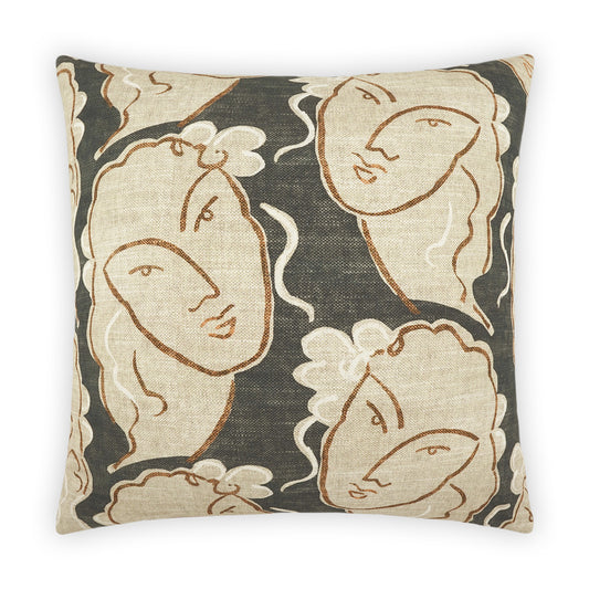 Beau Visage Oversized Throw Pillow