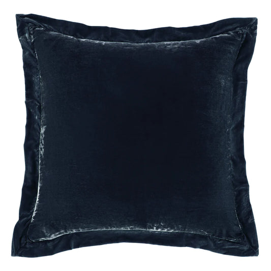 Stella Faux Silk Velvet Flanged Euro Sham