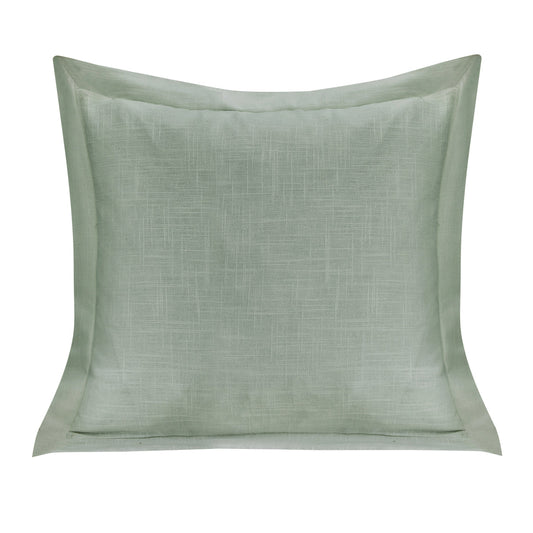 Luna Single Flanged Washed Linen Pillow